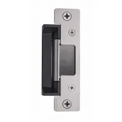 Cylindrical electric strike for access control systems, designed to release a cylindrical lockset upon application of 24V AC/DC. Rated Heavy Duty (Performance Duty Rating 1) for high-traffic commercial or industrial doors requiring secure, remote-operated entry.