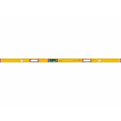 STABILA Digital Level: 1°– 90°, Includes Batteries, 0 Rare Earth, ±0.10°, 72 in Overall Lg - Standard Digital Levels
