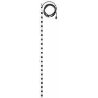 TRIPP LITE Outlet Strip: 20 Outlets, 15 ft Cord Lg, 15 A Current, UL 1363, Gray, 5-15P, 1 1/2 in Wd (MPN PS6020)