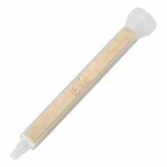 Mixing nozzle for two-part adhesives and sealants. Features a gold smooth taper tip and is designed for 1:1 and 2:1 mix ratios. Supplied in a 6-pack. Used in industrial dispensing applications requiring precise blending.