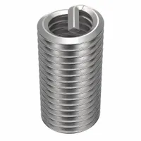 HELI-COIL Helical Insert: Tanged Tang Style, Screw-Locking, M10-1.50 Thread Size, Plain, 100 PK (MPN A4184-10CN250)