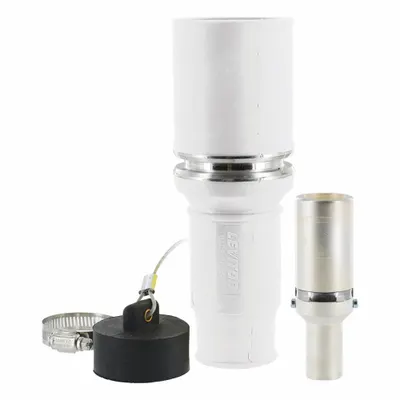 LEVITON Single Pole Inline: Female, White, 1000V AC, 636 A, Crimp Tube Termination - Plugs with Crimp Tube Terminations