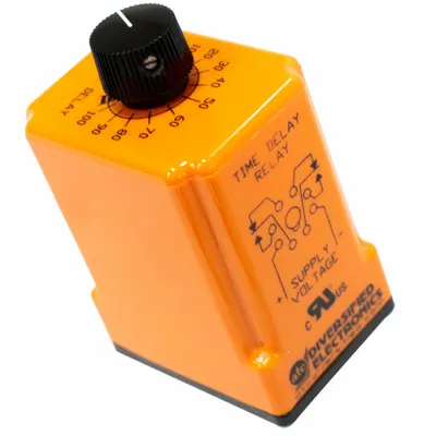 ATC DIVERSIFIED ELECTRONICS Voltage Sensor Relay: 8 Pins/Terminals, 10 A, 110/240V AC/DC - Time-Delay Voltage-Monitoring Socket-Mounted Relays
