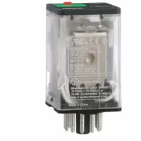 SCHNEIDER General Purpose Relay: Socket Mounted, 10 A Current Rating, 120V AC, 3PDT, B Socket (MPN 750XCXRM4L-120A)