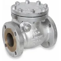 SHARPE Check Valve: Swing, 2-Way, Inline Valve Body, 24 in Pipe Size, Flange x Flange, Carbon Steel (MPN 4371002130)