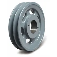 APPROVED VENDOR V-Belt Pulley: 2BK65, 2 Groove, 6.25 in OD, Bushed Bore, H/QT, Cast Iron