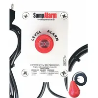 SUMP ALARM High Water Alarm: High Level, 120V AC, Auto/Manual, 90 dB, Audio/Visual, 1 Alarm Inputs (MPN SA-120V-1L-20SB)