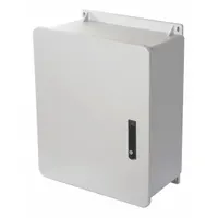 WIEGMANN Enclosure: Fiberglass, 20 in x 20 in x 10 in, NEMA 1/12/3R/4X/6P, Hinged, Solid Cover (MPN HW-J2020103PT)