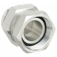 Hydraulic Hose Adapter: 1 1/4 in x 1 1/4 in Fitting Size, Female x Male, NPSM x ORB, Swivel (MPN 2066-20-20S)