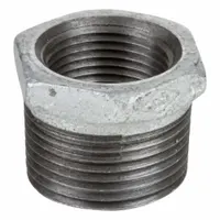 USA INDUSTRIALS Metal Pipe Straight: Straight, 150 psi, 2 in x 1 in, Malleable Iron (MPN ZUSA-PF-23249)