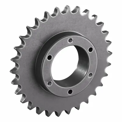 TSUBAKI Sprocket: For 60 Chain, 30 Teeth, 7.175 in Pitch Dia, 7.59 in Outside Dia - Size 60 Bushed-Bore Roller Chain Sprockets