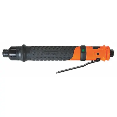 CLECO Air Screwdriver: 1/4 in, Heavy Duty, 660 RPM, Lever and Push to Start - Inline Air-Powered Screwdrivers