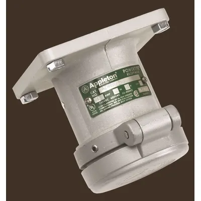 APPLETON ELECTRIC Pin and Sleeve Receptacle: Gray, 250V DC/600V AC, Three Phase, 60 A - Watertight Receptacles