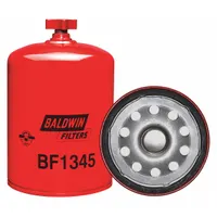 BALDWIN FILTERS Fuel Filter: Spin-On, 4 1/4 in Outside Dia, 1"-14 Thread Size, Cellulose, Navistar (MPN BF1345)