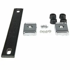 Rubber carrying handle for Icom desktop transceivers. Compatible with models 707, 718, 77, 821H, R75, and R8500. Provides a secure grip for transporting or positioning the radio.