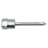 DEWALT Vertical Rod Hanger: 3/8 in Overall Dia, 2 13/16 in Overall Lg, 1/4 in Screw Size, 25 PK (MPN PFM2251100)