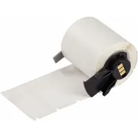 Wraparound Label: P-Shaped, 1 3/16 in x 25/32 in, Polypropylene, White ( Matte) (MPN M6-1-425-FP)