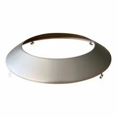 This canless downlight trim insert has a 6-inch diameter with a Satin Nickel finish. It is designed for use with SYLVANIA Series 2A downlight systems in new construction or retrofit installations.