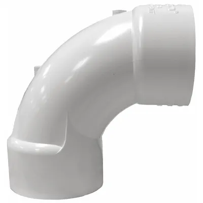 LASCO Pipe Elbow: 90° Elbow, Schedule 40, PVC, 1 1/2 in x 1 1/2 in Size, Socket x Socket - Schedule 40 Pipe Fittings