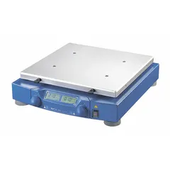 This reciprocating shaker from IKA provides a speed range of 10 to 300 RPM with a shaking orbit of 20 mm. It is used for mixing, blending, and agitating samples in laboratory and industrial settings.