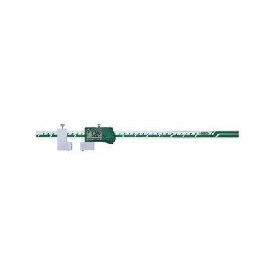 INSIZE Caliper: 12.7 mm to 300 mm, Cabled, +/-0.0015in/+/-0.03mm Accuracy - Interchangeable Ball-Jaw Digital Calipers