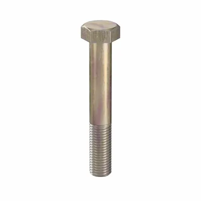 LINDSTROM Hex Head Cap Screw: Steel, Class 10.9, Zinc Yellow, M20, Metric, 130 mm lg - Class 10.9 Steel Hex Head Cap Screws
