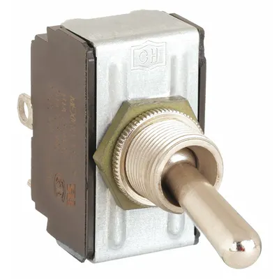 EATON Toggle Switch: 3 Position, 4 Connections, DPST, Solder Lug Connection - Panel-Mount Toggle Switches