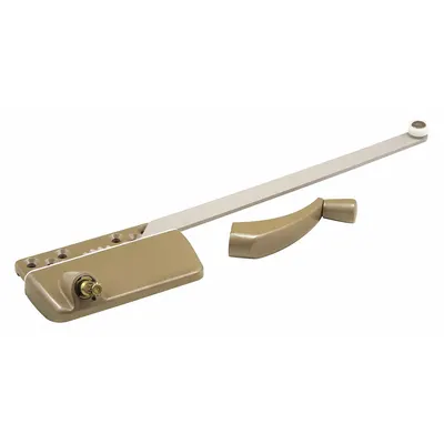 PRIME-LINE Window Operator: Crank, Handle Included, Right-Hand, Surface, Gold - Awning & Casement Window Operators & Handles