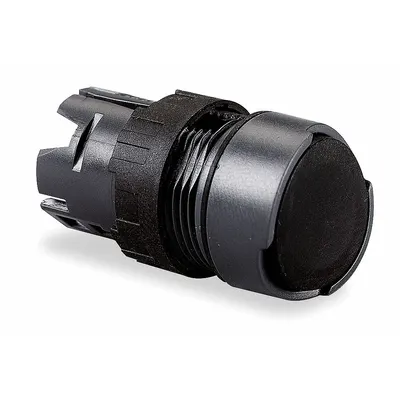 SCHNEIDER Flush Push Button: Green, 16 mm Mounting Size, Non-Metallic - Illuminated Flush-Mount Push-Button Operators