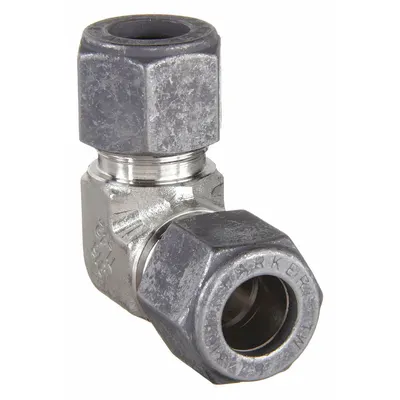 PARKER 8-8 EBZ-SS Single-Ferrule Stainless Steel Compression Fitting Elbow - Single-Ferrule Stainless Steel Fittings