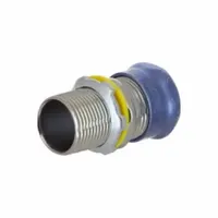 Metallic Conduit Fittings: Steel, 3/4 in Trade Size, 2 9/32 in Overall Lg, Non-Insulated (MPN 2903RTE)