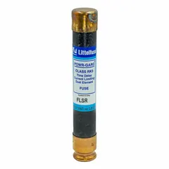Class RK5 time-delay cylindrical fuse rated 600 mA, 600 V AC, 300 V DC. Non-indicating design. Suitable for overcurrent protection in motor circuits, transformers, and inductive loads where inrush currents are present.