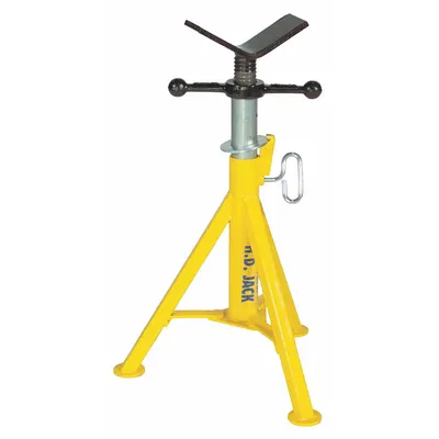SUMNER V-Head Pipe Stand: V Head, 2,500 lb Max Load Capacity, Rigid Leg - V-Head Pipe Stands