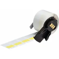 Wraparound Label: 1 in x 3/4 in, 3/4 in, Vinyl, Yellow (Matte), For 16 AWG to 8 AWG Wire Gauge (MPN M6-18-427-YL)