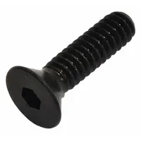 Socket Flat Head Screw: #5-40 Thread Size, 3/4 in Lg, Flat, Black Oxide, Alloy Steel, 100 PK (MPN 5C75KFC)