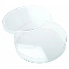 Petri Dish, 91 mm Dia, 15 mm Ht, Tissue Culture Treated, Polystyrene, Sterile, Clear