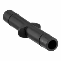 LEGRIS Push-Fit Union Fitting: 10 mm OD x 10 mm OD Size, Push-to-Connect x Push-to-Connect, Black (MPN 3120 10 00)