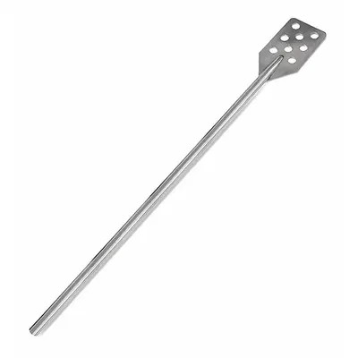 SANI-LAV Mixing Paddle: 48 in Overall Lg, 9 3/4 in Blade Lg, 1 Piece, Perforated - Stainless Steel Hygienic Mixing Paddles with Holes