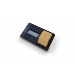 Panel-mounted digital counter with high-contrast LCD display and push-button reset. CE approved for industrial use in production counting applications such as die-cutting, converting, packaging, and printing operations.