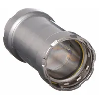 VIEGA MEGAPRESS Crimp Coupling Fitting: 1 1/4 in Pipe x 1 1/4 in Pipe Size, Press-fit x Press-fit (MPN 25046)