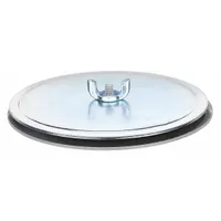 WIEGMANN Hole Seal: Steel, 4 in Conduit Hole Size, For 4 in Hole Dia - Max, Carbon Steel, Painted (MPN WAS400)