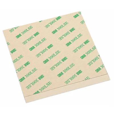 3M Transfer Tape: Square, 12 in Wd, 12 in Lg, 6.7 mil Thick, Polycoated Kraft Paper - Adhesive Transfer Tape Squares