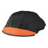Flame resistant headgear cover designed for use with hard hats in environments with arc flash or flame hazards. Includes a visor for face protection and features four-point textile straps for secure attachment. Compatible with M-Series hard hats