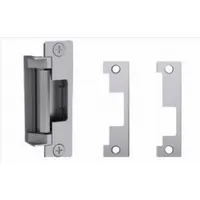 HES Electric Door Strike: 1 1/4 in Wd, 4 7/8 in Ht, Cylindrical, Stainless Steel (MPN 4500C-12/24-630)