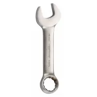 WESTWARD Combination Wrench: Alloy Steel, Satin, 18 mm Head Size, 5 in Overall Lg, Offset