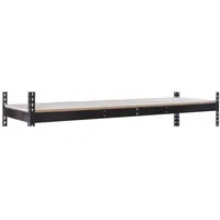 HALLOWELL Shelf: 72 in x 36 in, 655 lb Load Capacity, Particleboard, Black, Shelf (MPN DRHCPL7236ME)