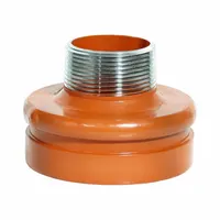 GRUVLOK Metal Pipe Elbow: Concentric Reducer, 6 in x 3 in, Grooved x Threaded, 4 in Lg (MPN 0390138345)