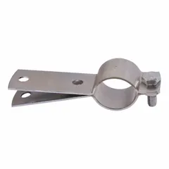 Steel nozzle clamp assembly in silver finish. Designed for use with boom sprayers to secure spray nozzles in place. Compatible with FIMCO boom sprayers.