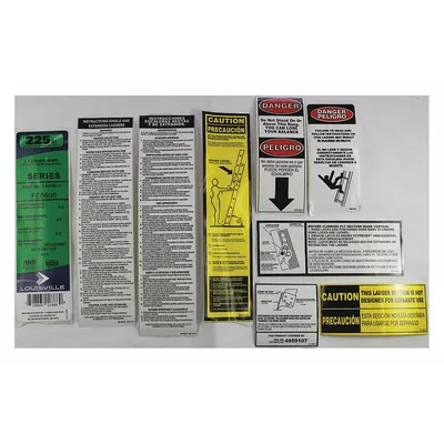 LOUISVILLE Label Kit: For 36Y407/36Y408/36Y409/36Y410 - Material Handling Parts