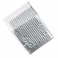 Bubble Mailers,7x6 3/4",Silver,PK72: 7 in Usable Wd, 6 3/4 in Usable Lg, 7 in Outside Wd, 72 PK (MPN GBM0706S)